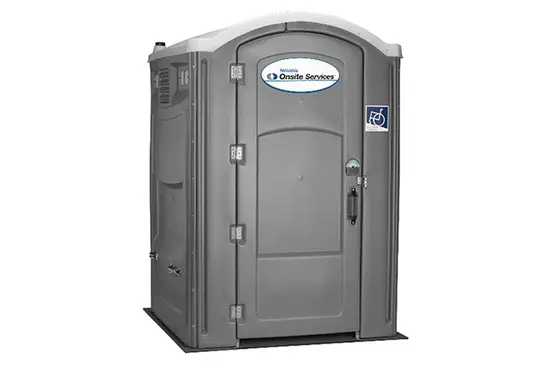 ROS gray Accessible Portable Restroom exterior photograph