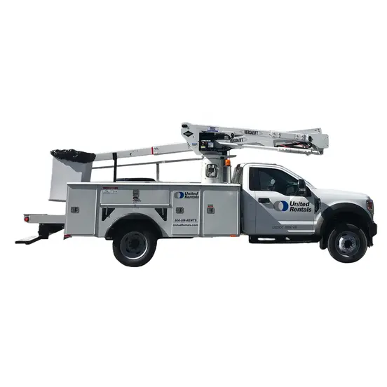 White Versalift 4 wheel drive insulated Bucket Truck