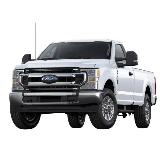White Ford 1-Ton Extended Cab Pickup Truck