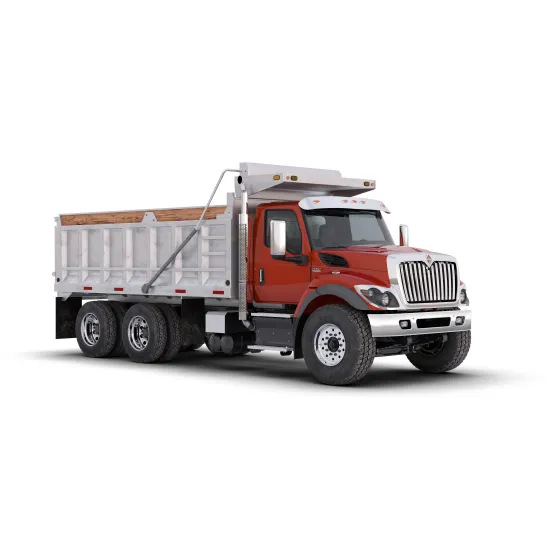 Red INTERNAT'L Dump Truck