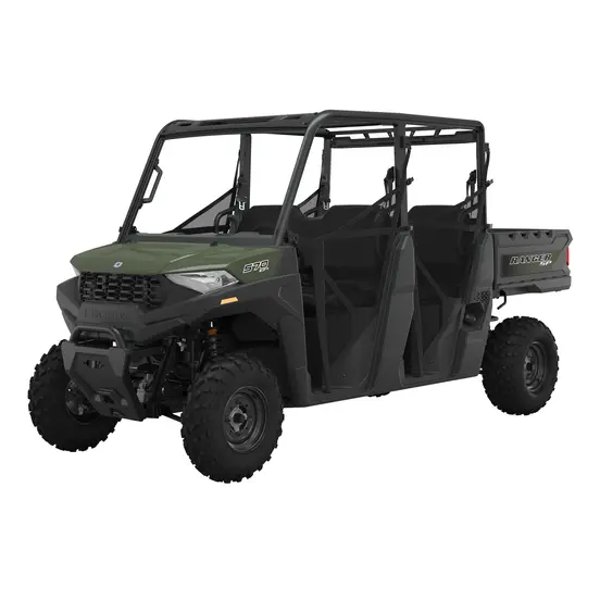 Green Polaris Ranger 4-seater UTV