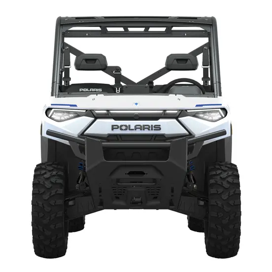 White Polaris Ranger XP 2-seater UTV