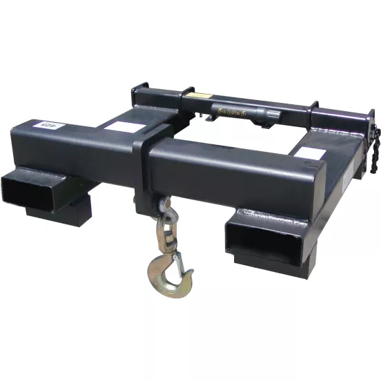 Black Starindus crane hook attachment