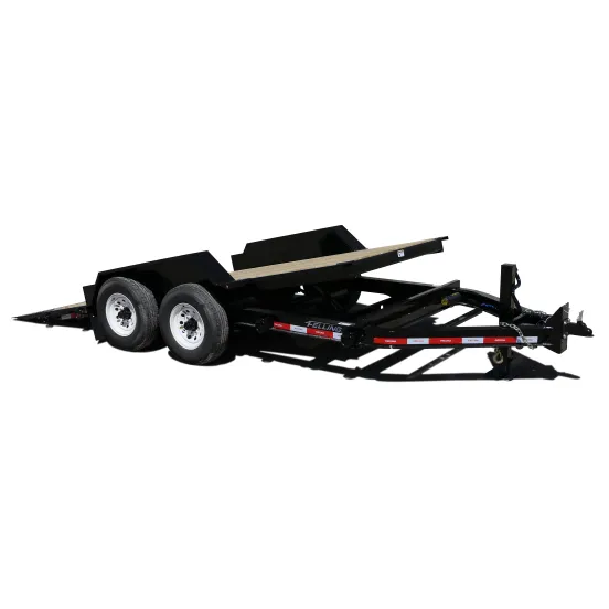 Black Felling tilt trailer