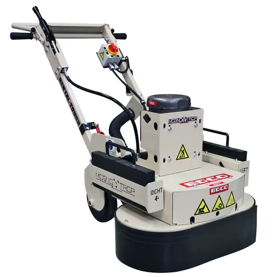 Beige EDCO Walk-behind Concrete Grinder, Dual Head, Electric Powered