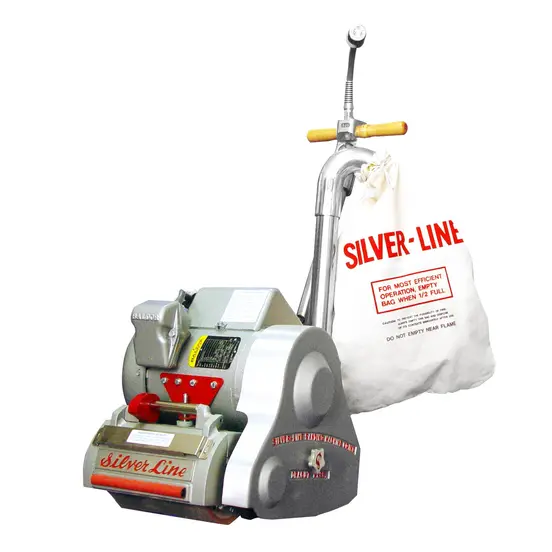 Silver ESSEX Drum Sander with Dust Bag, 8 in.