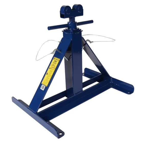 Blue CURRENT Screw-type Reel Jack Stand, 22 in.-54 in.