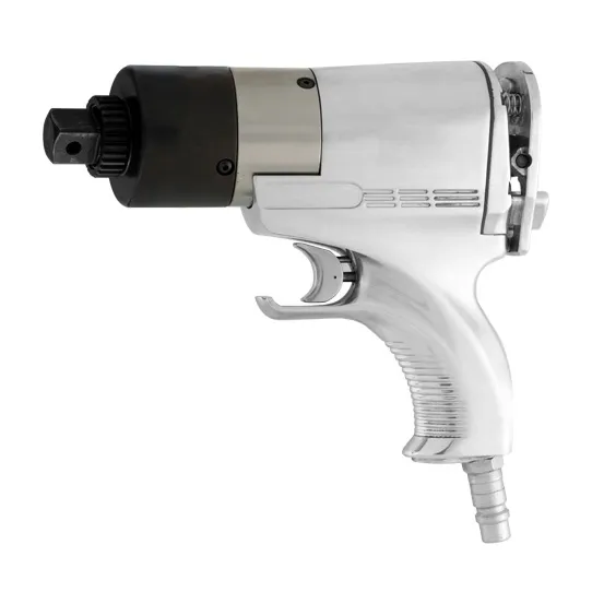 Silver and black HYTORC Air Impact Wrench, 1 1/2 in. Drive, Torque Control