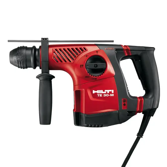 Red and black HILTI Rotary Hammer Drill, Small SDS Drive, Electric Powered