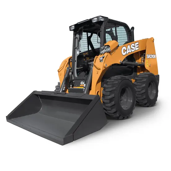 Orange and black Case Skid Steer