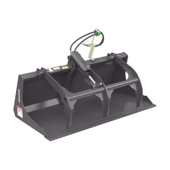 Mini Grapple Bucket Attachment for Skid Steer