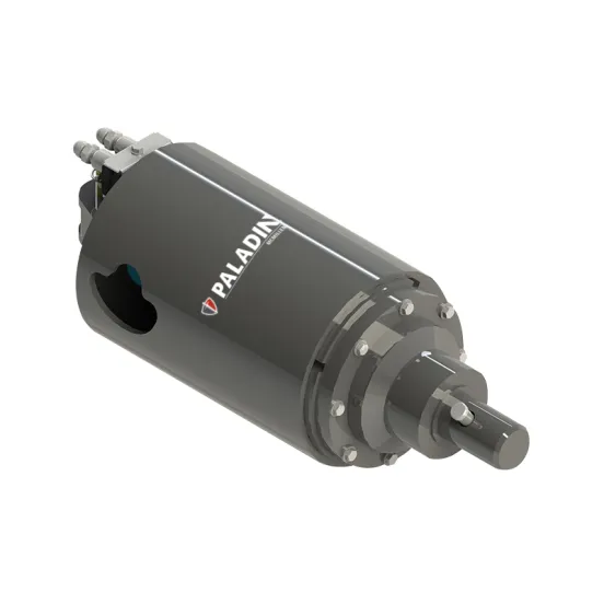 Gray PALADIN Hydraulic Auger System for Skid Steer