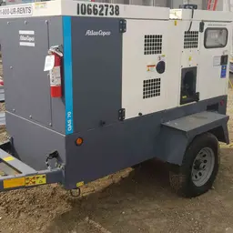 2017 Atlas Copco QAS70 Diesel Generator
