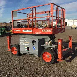 2014 Skyjack SJ6832RT Rough Terrain Scissor Lift