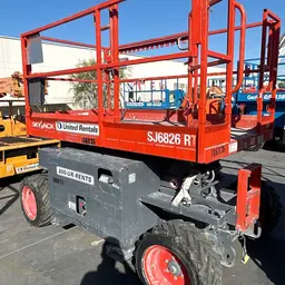2017 Skyjack SJ6826RT Rough Terrain Scissor Lift