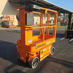 2018 Snorkel TM12E Self-Propelled One-Person Lift