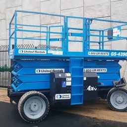 2014 Genie GS-4390 RT Rough Terrain Scissor Lift