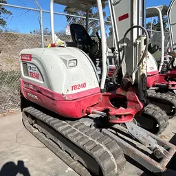 2017 Takeuchi TB240R Mini Excavator