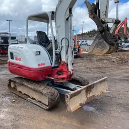 2017 Takeuchi TB240R Mini Excavator