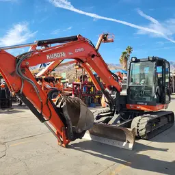 2019 Kubota KX080-4SR3A Mini Excavator