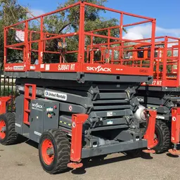 2013 Skyjack SJ8841RT Rough Terrain Scissor Lift