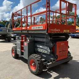 2013 Skyjack SJ8841RT Rough Terrain Scissor Lift