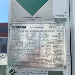 2015 TRANE CGAM 100 Chiller