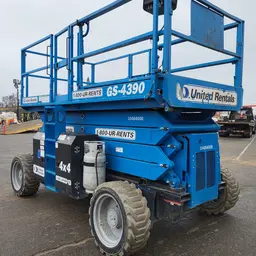 2016 Genie GS-4390 RT Rough Terrain Scissor Lift