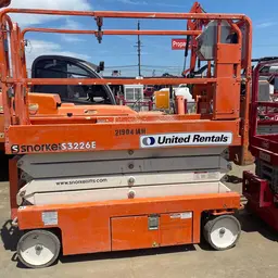 2018 Snorkel S3226E Scissor Lift