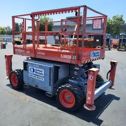 2015 Skyjack SJ6826RT Rough Terrain Scissor Lift