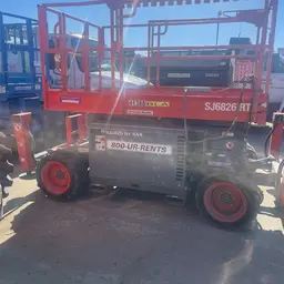 2016 Skyjack SJ6826RT Rough Terrain Scissor Lift