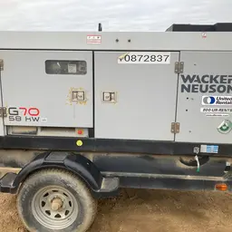 2018 Wacker Neuson G70 T3 Diesel Generator