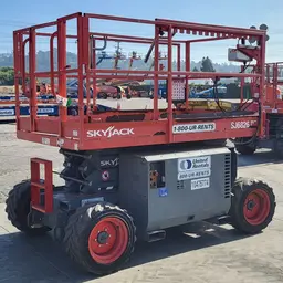 2016 Skyjack SJ6826RT Rough Terrain Scissor Lift