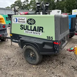 2017 Sullair 185D DPQ KU T4F Air Compressor