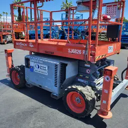 2015 Skyjack SJ6826RT Rough Terrain Scissor Lift