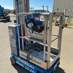2018 Genie GR-20 Self-Propelled One-Person Lift
