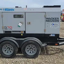 2018 Wacker Neuson G70 T3 Diesel Generator