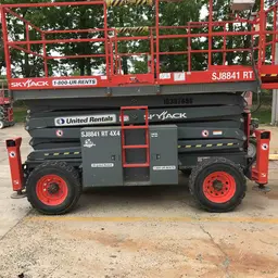 2015 Skyjack SJ8841RT Rough Terrain Scissor Lift