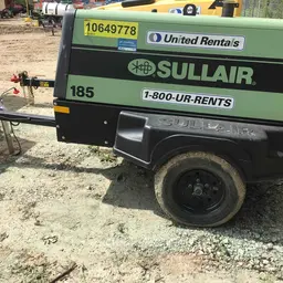 2017 Sullair 185DPQ-KU-T3 Air Compressor