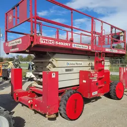 2012 MEC 5492RT Rough Terrain Scissor Lift